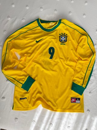 Camiseta Retro Brasil 98 manga larga