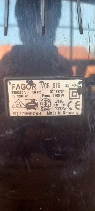 Aspirador Fagor VCE-615 1500W