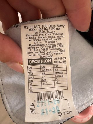 Patines Oxelo 4 Ruedas + Protecciones Nuevos