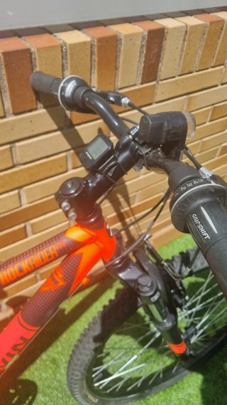 Bicicleta Rockrider 500 24' Naranja fluor