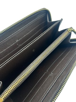 Cartera Louis Vuitton Piel Marrón Damier