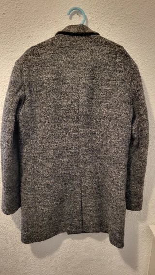 Abrigo edc Hombre Gris y Negro Talla L
