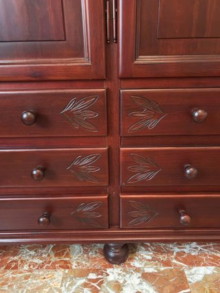Cabecero de madera para cama de matrimonio