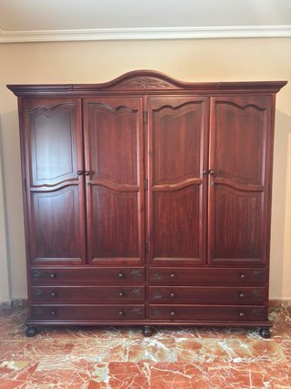 Cabecero de madera para cama de matrimonio