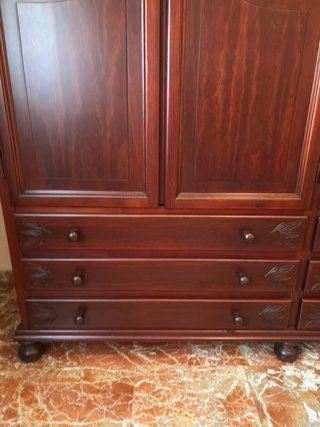 Cabecero de madera para cama de matrimonio