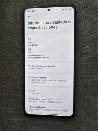 Xiaomi Redmi Note 13 5G 256GB Negro E06715