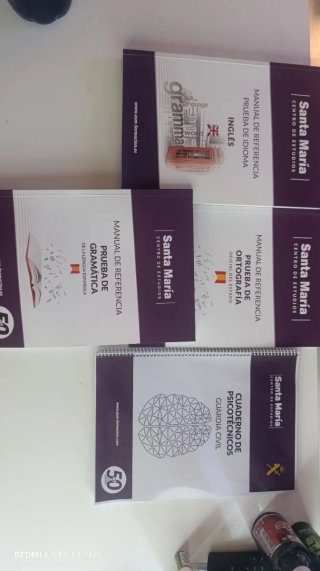 Libros guardia civil (gramática, orto,inglés, psic