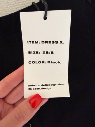 Nuevo Vestido Defi Dress Negro
