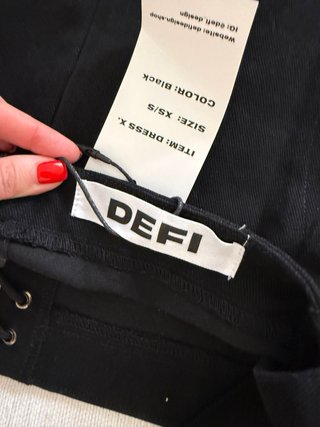 Nuevo Vestido Defi Dress Negro