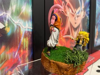 Lote Figuras y diorama Majin Buu y Gotenks SSJ3