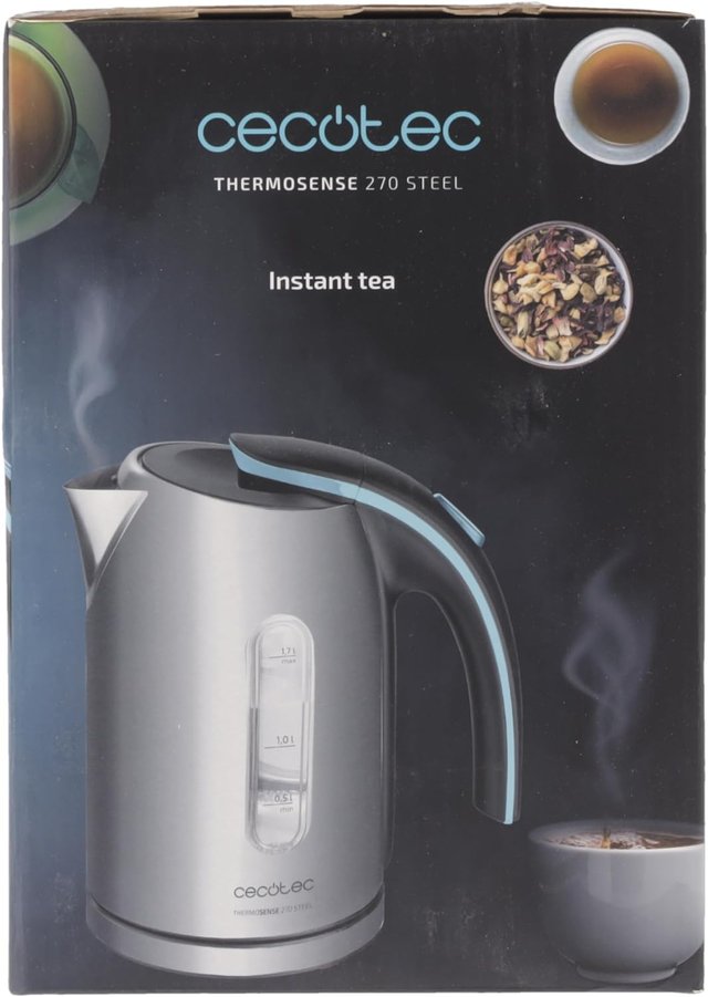 Hervidor Cecotec ThermoSense 270 Steel