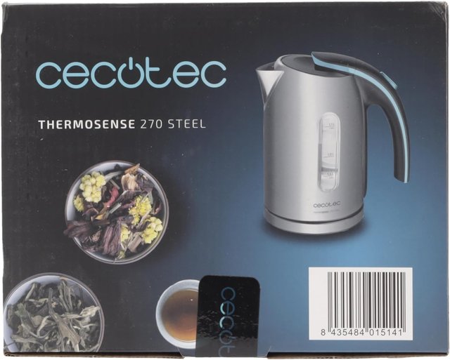 Hervidor Cecotec ThermoSense 270 Steel