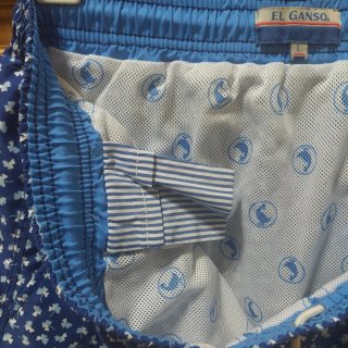 Bañador El Ganso Tréboles Azul Talla L
