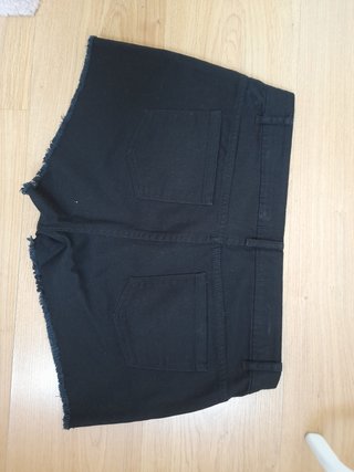 Shorts vaqueros negros