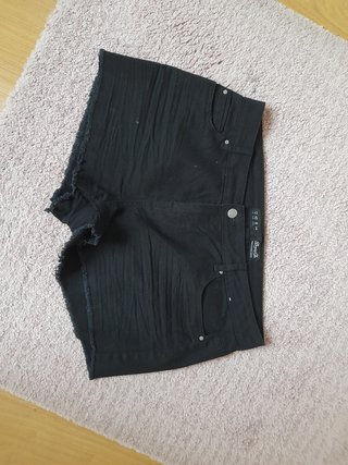 Shorts vaqueros negros