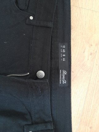 Shorts vaqueros negros