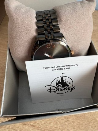Reloj Disney Mickey Mouse Negro Metálico