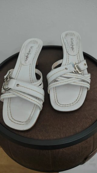 Sandalias Blancas Aura Blanc talla 36