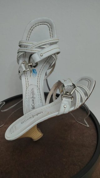 Sandalias Blancas Aura Blanc talla 36