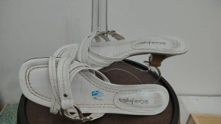 Sandalias Blancas Aura Blanc talla 36