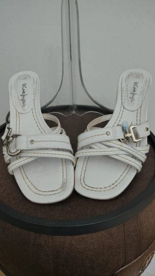 Sandalias Blancas Aura Blanc talla 36