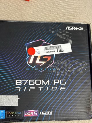 ASRock B760M PG Riptide DDR5 - Para Piezas