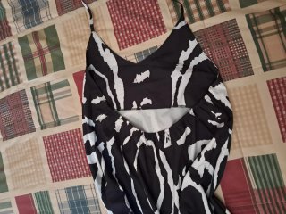 Vestido largo asimétrico