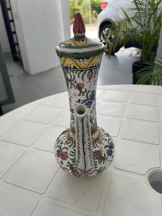 Jarra Cafetera Portuguesa Cerámica