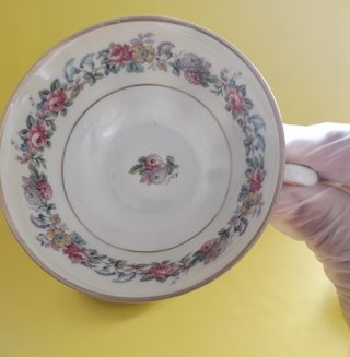 Taza y platillo Limoges Porcelain