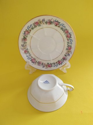 Taza y platillo Limoges Porcelain