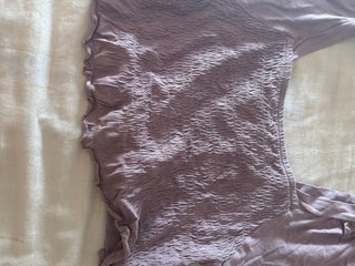 Camiseta morada manga 3/4