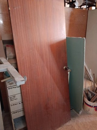 Puerta madera 82x203 y 3.5 de canto