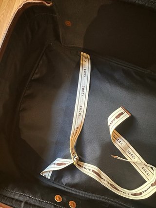 Maleta Vintage Gucci Negra