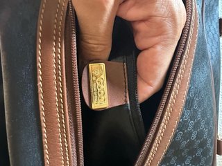 Bolsa de viaje Gucci negra