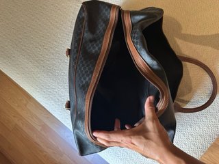 Bolsa de viaje Gucci negra