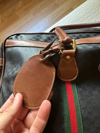 Bolsa de viaje Gucci negra