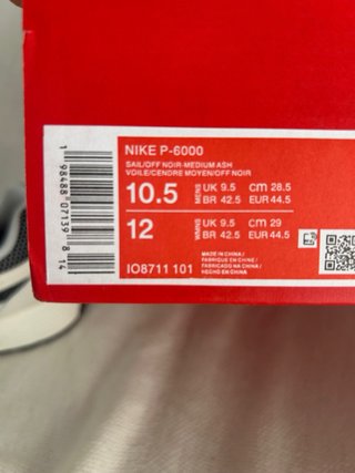 Nike P-6000 Gris y Blanco