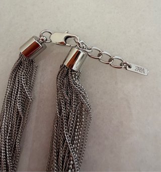 Collar Zara cascada dorado y plateado