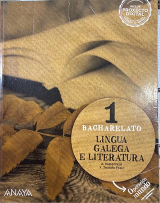 Libro primero bachillerato gallego