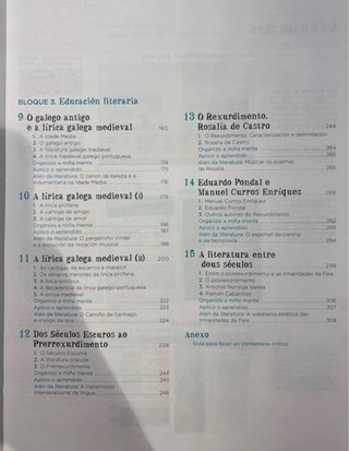 Libro primero bachillerato gallego