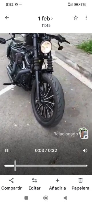 Harley Davidson Sportster 883 Negra . preparada A2
