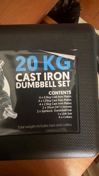 Set Mancuernas 20kg