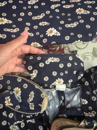Conjunto: Bolso, Bermudas y Zapatillas Flores