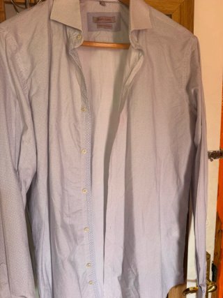 2 Camisas Berto Lucci Azul Talla M