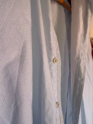 2 Camisas Berto Lucci Azul Talla M