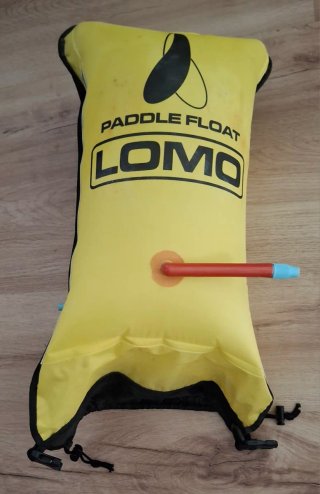 Flotador Pala Kayak LOMO Amarillo
