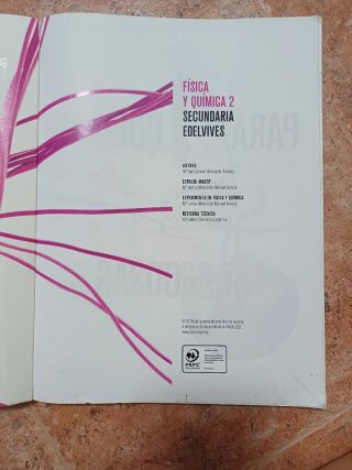 Física y química, 2, Secundaria Edelvives