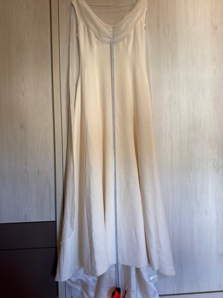 Vestido de novia color marfil