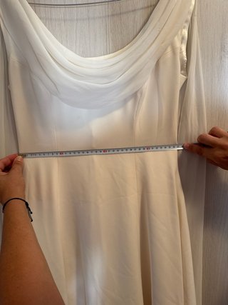 Vestido de novia color marfil