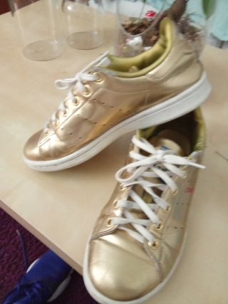 Zapatillas Adidas Doradas
